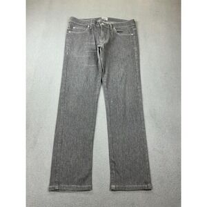 Naked & Famous Super Skinny Guy Jeans Mens 32x32 Gray Charcoal Wash Denim
